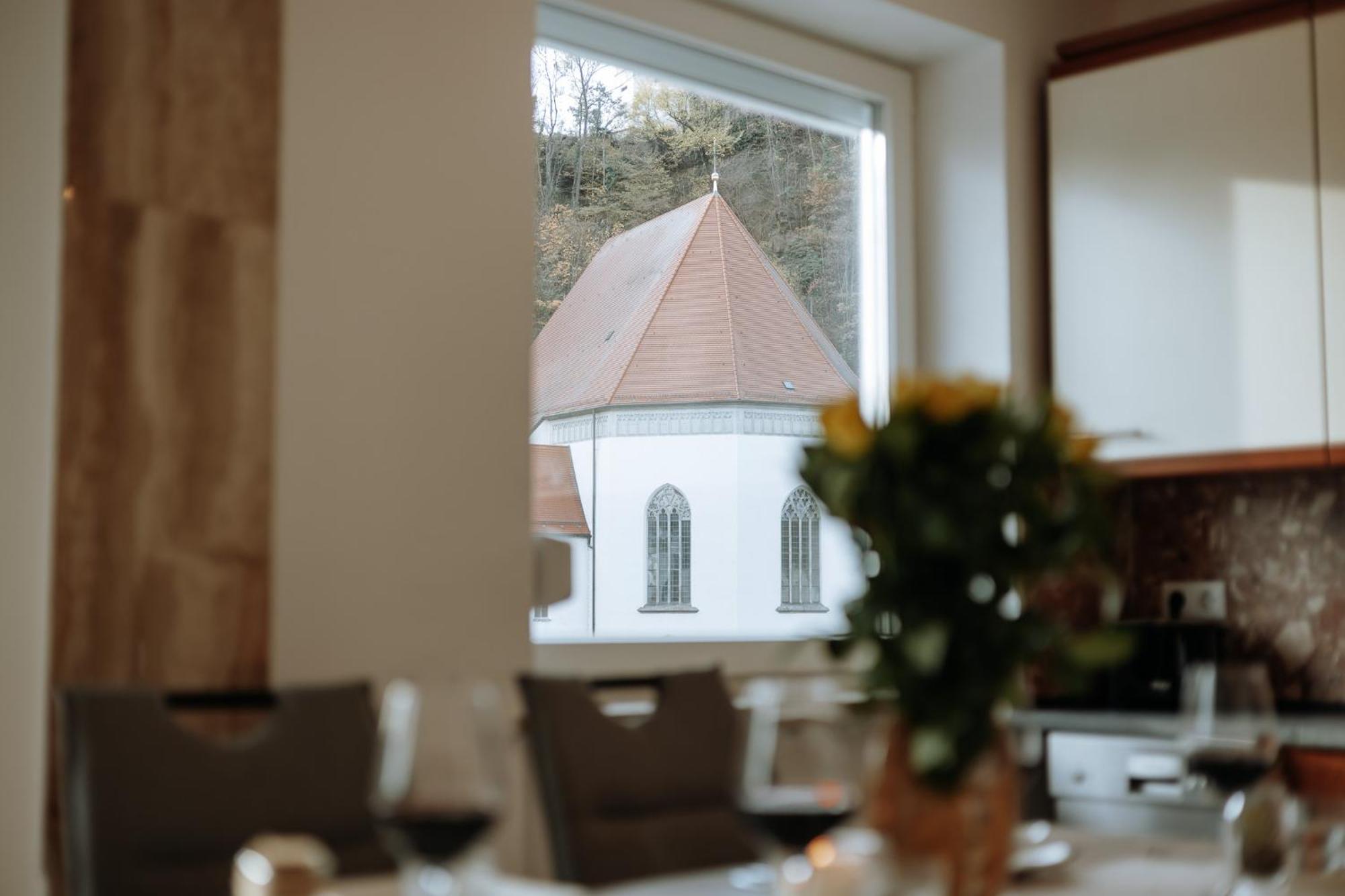 Stilvolles Appartement Mit Blick Auf Das Dreifluesse-Eck Пасау Екстериор снимка
