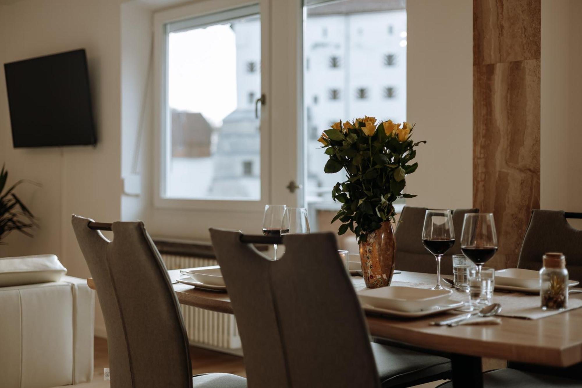 Stilvolles Appartement Mit Blick Auf Das Dreifluesse-Eck Пасау Екстериор снимка